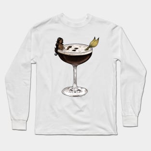 Espresso Martini Mermaid Long Sleeve T-Shirt